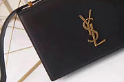 YSL Monogram Small Dylan Shoulder Bag Black - 5