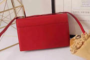 YSL Monogramme Shoulder Bag Red 4859 - 4