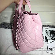 Chanel Caviar Quilted Lambskin Shopping Tote Bag Pink A260301 VS02905 - 5