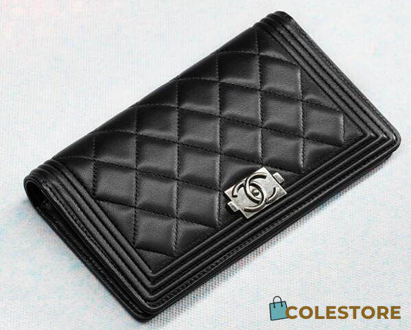 Chanel Wallet Black A68722  - 1