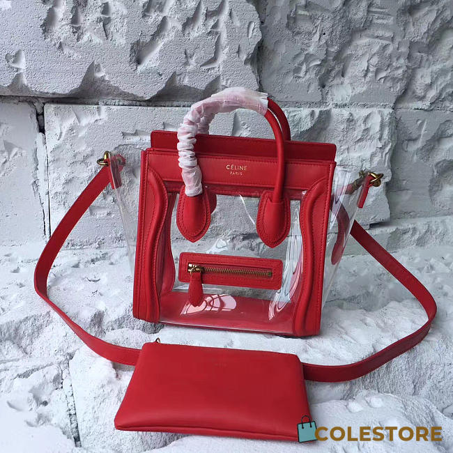 Celine Nano Leather Shoulder Bag Z1244 - 1