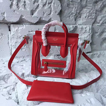Celine Nano Leather Shoulder Bag Z1244