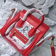 Celine Nano Leather Shoulder Bag Z1244 - 4