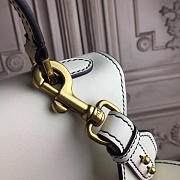Dioraddict Calfskin Handbag Rouge in White 30cmx23cmx12cm - 2