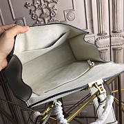 Dioraddict Calfskin Handbag Rouge in White 30cmx23cmx12cm - 5