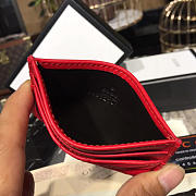 gucci marmont card case nexthibiscus red leather CohotBag  - 3