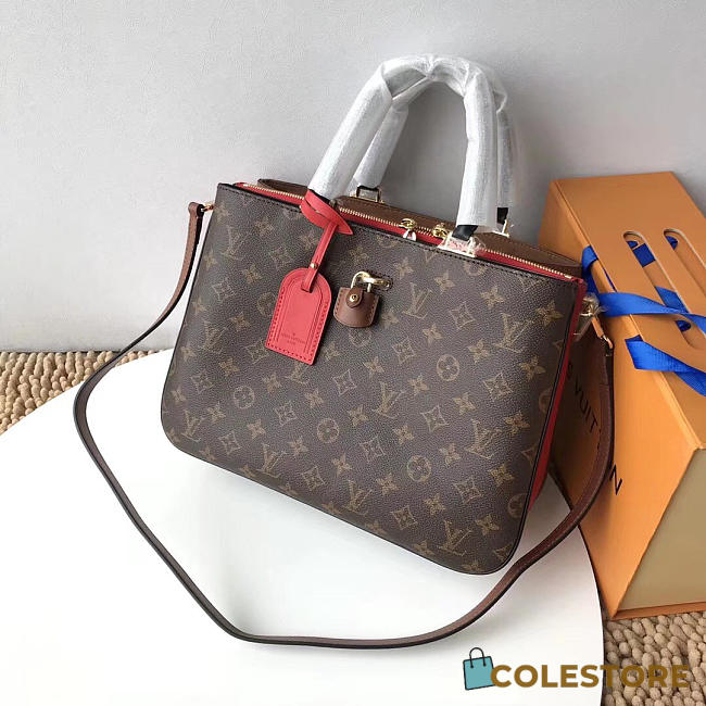 CohotBag lv saintonge millefeuille camera shoulder bag red m44254 - 1