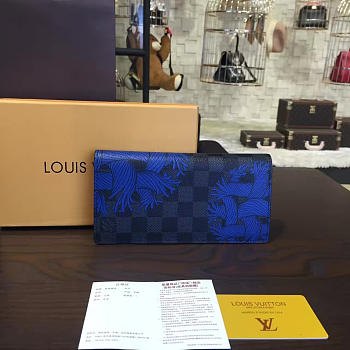 Louis Vuitton Zippy Blue 3151