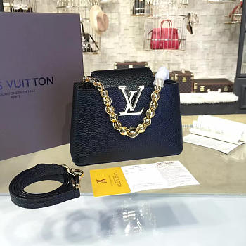 Louis Vuitton Capucines BB Black 3155