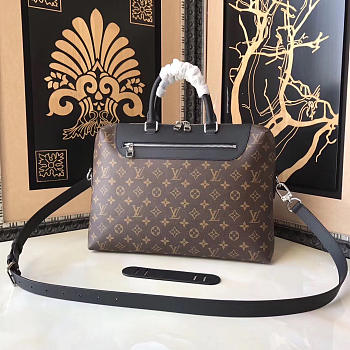 Louis Vuitton Porte Documents Jour Monogram Macassar Canvas 3830