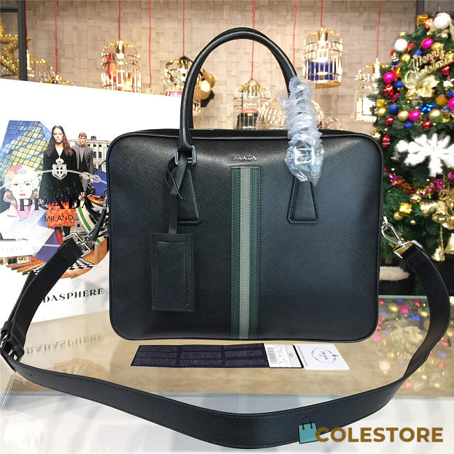 Prada Leather Briefcase 4220 - 1