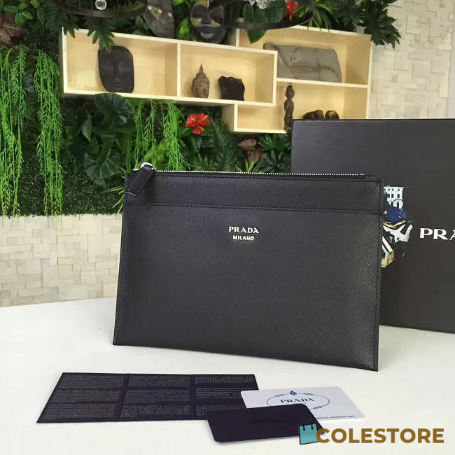 Prada Leather Clutch Bag 4261 - 1