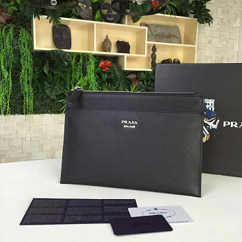 Prada Leather Clutch Bag 4261