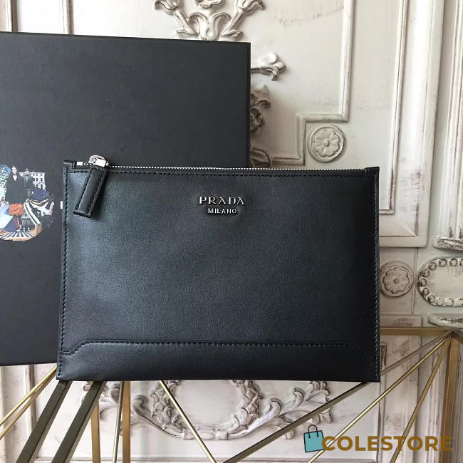 Prada Leather Clutch Bag 4309 - 1