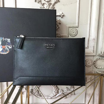 Prada Leather Clutch Bag 4309