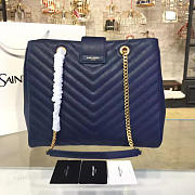 YSL Classic Shopper Blue 4821 - 4