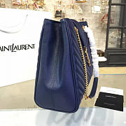 YSL Classic Shopper Blue 4821 - 3