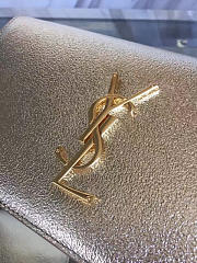 YSL Monogram Kate Clutch Gold 4958 - 6