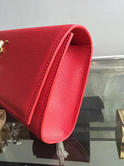 YSL Monogram Kate Clutch In Embossed Crocodile Shiny Leather 4960 - 6