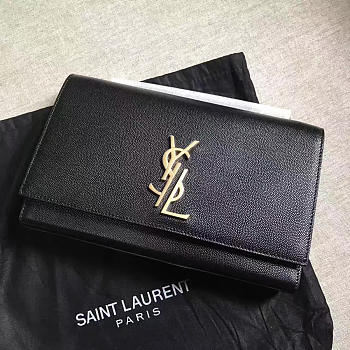 YSL Monogram Kate In Grain De Poudre Embossed Leather 4969