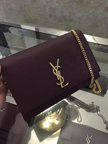 YSL Monogram Kate In Grain De Poudre Embossed Leather 5025