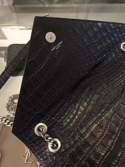 YSL Monogram College Embossed Leather Bag 5074 - 5