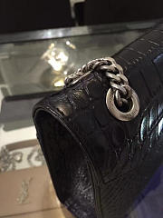 YSL Monogram College Embossed Leather Bag 5074 - 6
