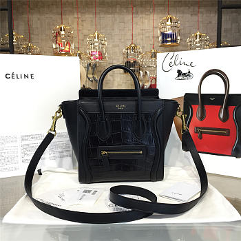 Celine Nano Leather Shoulder Bag Z1025
