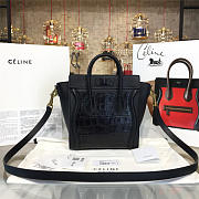 Celine Nano Leather Shoulder Bag Z1025 - 4