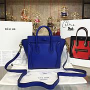 Celine Nano Leather Shoulder Bag Z1033 - 6