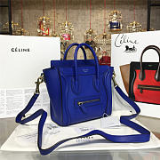 Celine Nano Leather Shoulder Bag Z1033 - 5