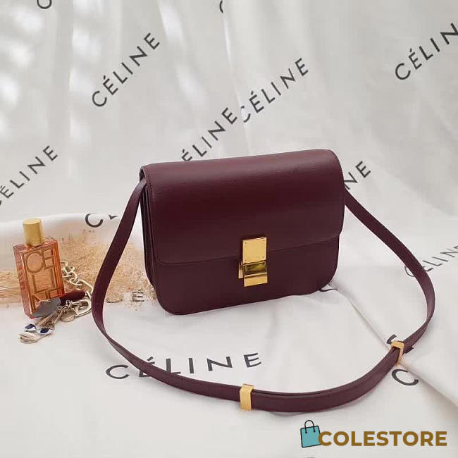 CohotBag celine leather classic box - 1