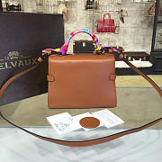 CohotBag delvaux calfskin mini tempete satchel bronw 1467 - 5