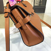 CohotBag delvaux calfskin mini tempete satchel bronw 1467 - 2