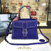 CohotBag delvaux mm brillant satchel blue 1485 - 6