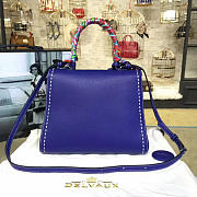 CohotBag delvaux mm brillant satchel blue 1485 - 5