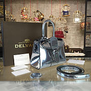 Delvaux Mini Brillant Satchel Silver 1516 - 3