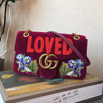 gucci loved wine red 2661 CohotBag