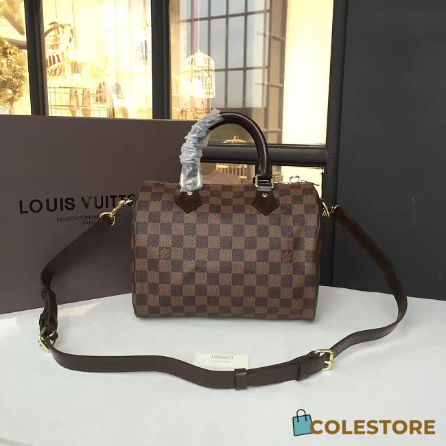 Louis Vuitton Speedy Bandoulière 25 Damier Ebene 3205 - 1