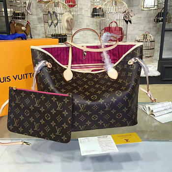  louis vuitton neverfull CohotBag  mm monogram pivoine3290