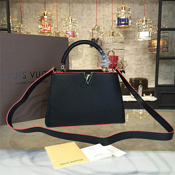Louis Vuitton Capucines BB Noir Petale 3446