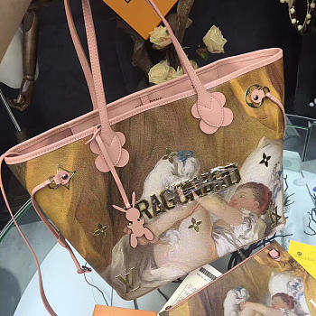 CohotBag louis vuitton masters neverfull pink 3706