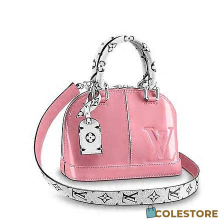 Louis Vuitton Patent Leather Alma Bb Shining Pink Bag Rose Ballem 54704  - 1