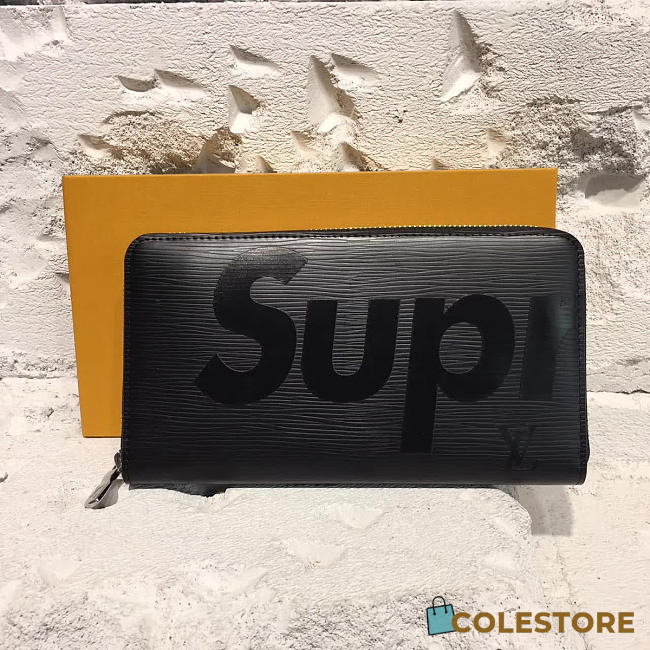 Louis Vuitton Supreme Zippy Wallet Noir - 1