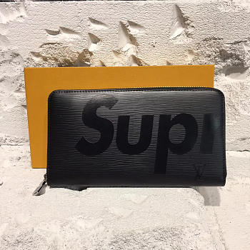 Louis Vuitton Supreme Zippy Wallet Noir