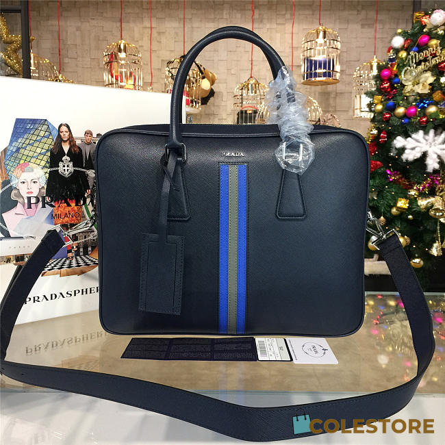 Prada Leather Briefcase 4210 - 1