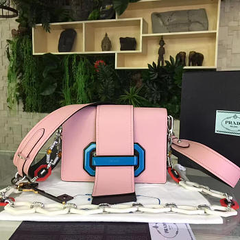 Prada Plex Ribbon Bag In Pink 4237