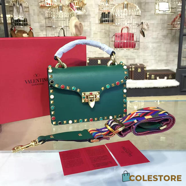 Valentino Guitar Rockstud Rolling Cross Body Bag 4423 - 1
