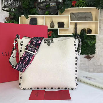 Valentino Rockstud Rolling Shoulder Bag