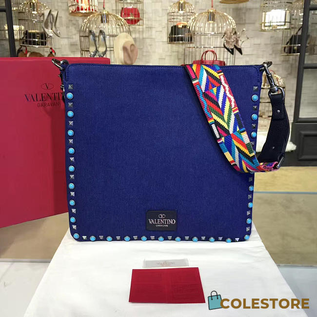 Valentino Rockstud Rolling Shoulder Bag 4569 - 1